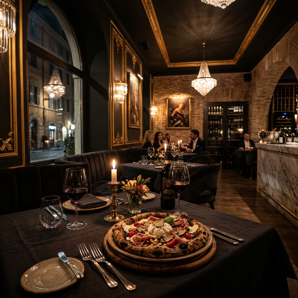 Strona internetowa z systemem rezerwacji dla restauracji włoskiej